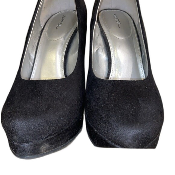 X-APPEAL Licorice Style Black Close Point Toe Hidden Heel Wedge Woman's size 9 - Picture 6 of 16